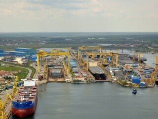 Blue economy Damen Mangalia shipyard