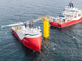 Blue economy offshore support vessel