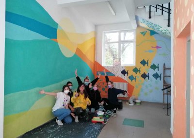 Art Therapy – “Cai verzi pe pereți”, Techirghiol, October 2021