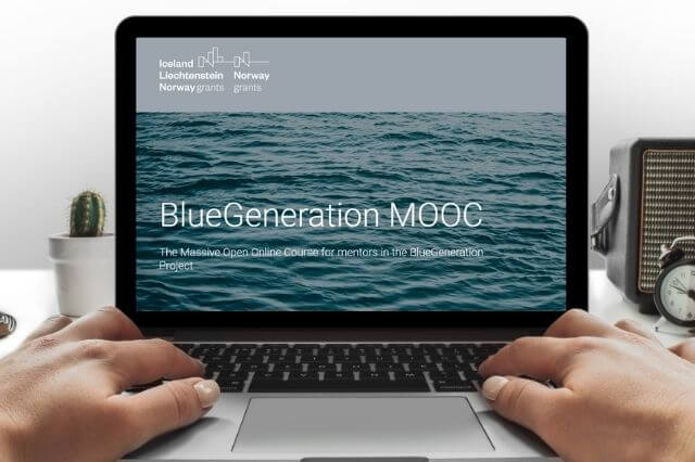 Blue Generation Mockup