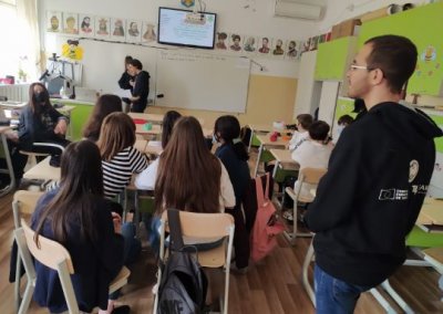 Multiculturalism and volunteering, Școala Gimnazială, March 2022