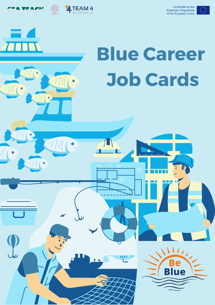 Cover Blue Career Job Cards