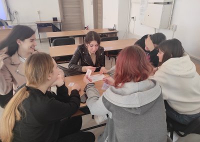 SIV workshop with students, March 2023, Romania
