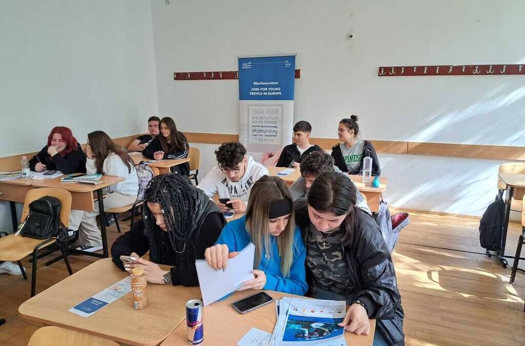 Train the young generation in maritime economics, May 2023, Romania