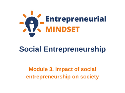 Module 3. Impact of social entrepreneurship on society - TrainingClub